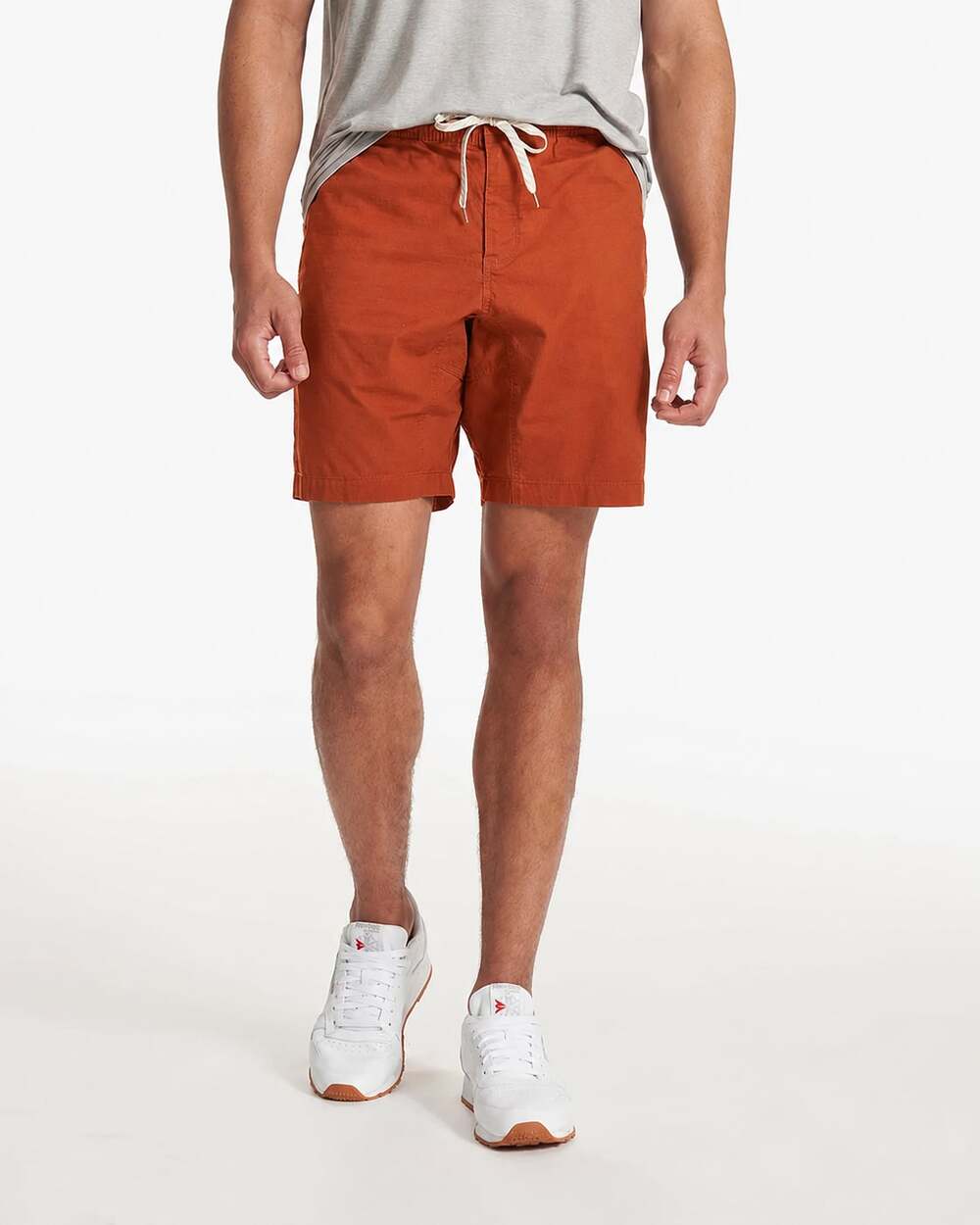 Vuori Men's Rust Orange Ripstop Casual Drawstring Shorts Size M